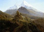 Caspar David Friedrich The Watzmann oil painting on canvas